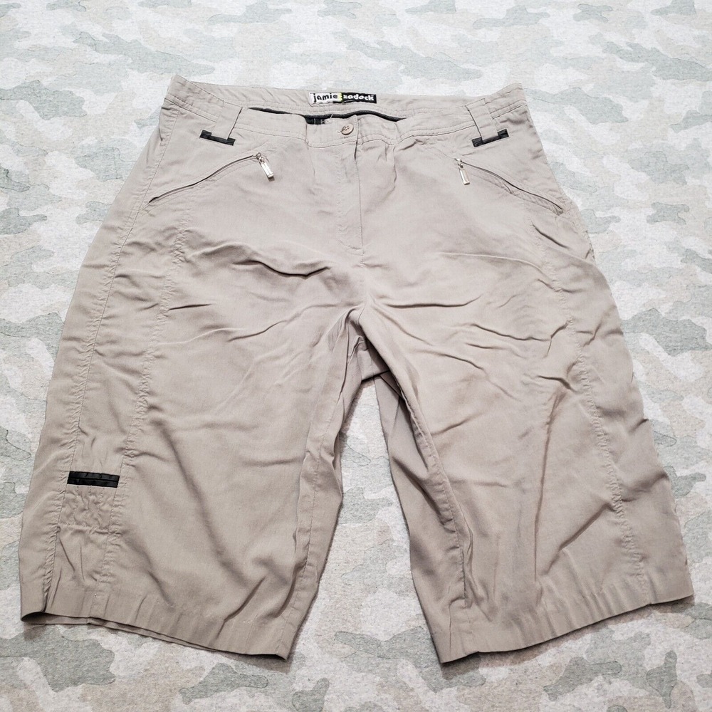 Jamie Zadock Shorts Mens 34 Gray Pockets